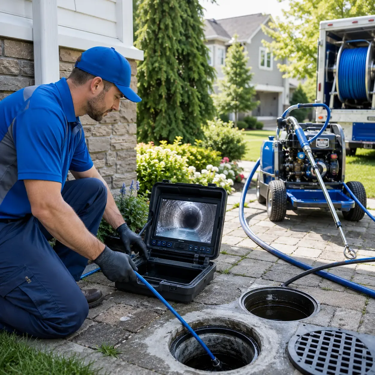 Outdoor drain cleaning professionals serving Burr Hill, VA